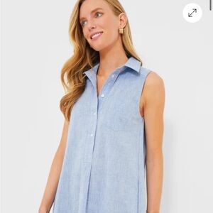 Tuckernuck Light Blue Sleeveless Dress